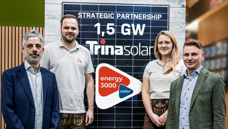 Energy3000 x Trina Solar 1,5 GW Solarinitiative
